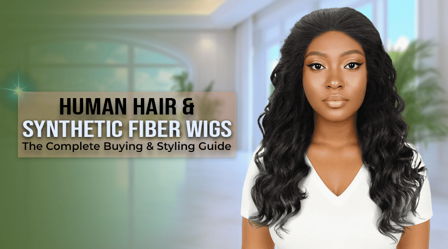 Human Hair & Synthetic Fiber Wigs: The Complete Buying & Styling Guide