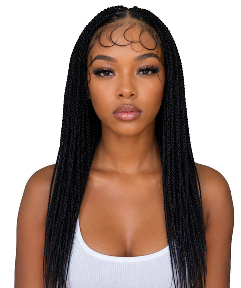 Shavonne Lace Front Long Braided 18.5 Inch Wig with Baby Hair
