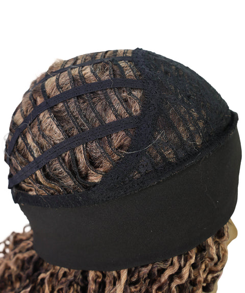 Zoraida Shoulder-length Slip-On Curly Half Wig with Layered Twist Spiral Curls