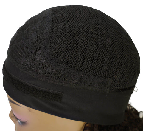 Zemira Women's Natural Curly Afro Wig with Headband