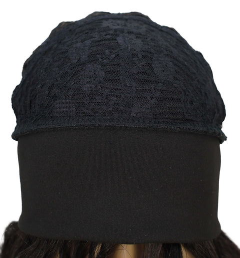 ARIANNA -20 Inch Easy Slip-On Curly Half Wig With Drawstring Natural-Look