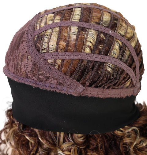 Binta 15.5 in Slip-On Afro-Style Half Wig with Voluminous Curls