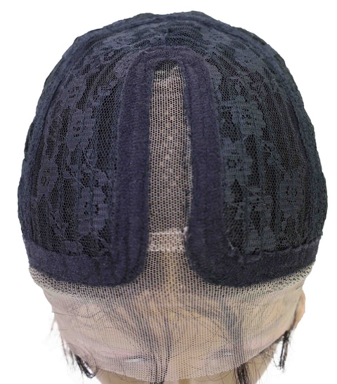 Ginna Mid-Length Wavy 13.5 inch Wig Natural-Looking Waves with Defined Center Part