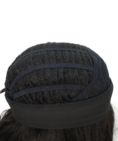 Kailana Shoulder-Length 13 Inch Curly Headband Half Wig for Women