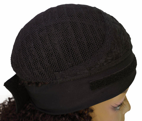 Zemira Women's Natural Curly Afro Wig with Headband