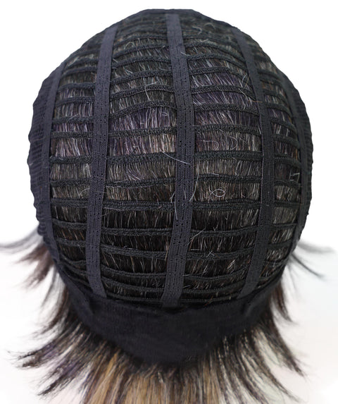 Pia Human Hair Blend Short Wavy Wig Effortless Waves with Soft Layers