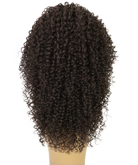 Zemira Women's Natural Curly Afro Wig with Headband