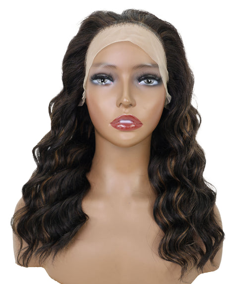 Nywele 18-Inch Curly Human Hair Lace Wig 6x13 HD Lace Front, Glueless & Natural | Soft, Voluminous Curls for Effortless Beauty