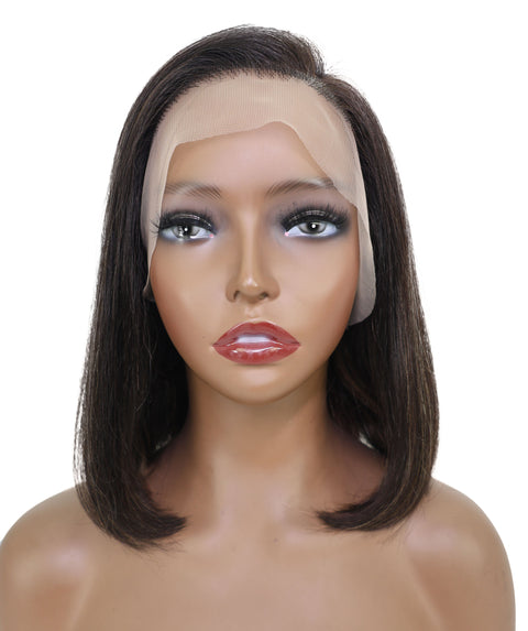 Sena 10.5-Inch Straight Human Hair Lace Wig | 100% Human Hair, 6x13 HD Lace Front | Natural Soft & Sleek for Effortless Style