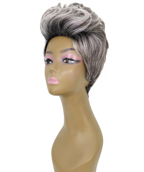 Pia Human Hair Blend Short Wavy Wig Effortless Waves with Soft Layers
