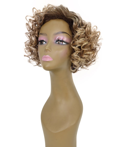 Elli Stylish Corkscrew Short Curly Wig in Volume Rich Layers