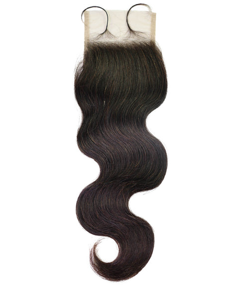 Tariro 4x4 Lace Closure Wavy 12" Natural Color 100% Human Hair Extensions