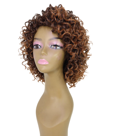 Makena Human Hair Wig Soft, Voluminous Short Curly Wig with Natural Texture