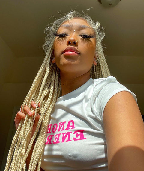 Viola Light Blonde Lace Braided Wig