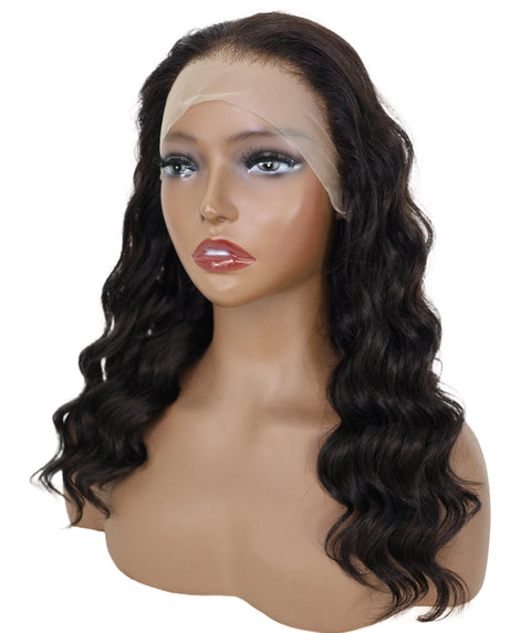 Nywele 18-Inch Curly Human Hair Lace Wig 6x13 HD Lace Front, Glueless & Natural | Soft, Voluminous Curls for Effortless Beauty