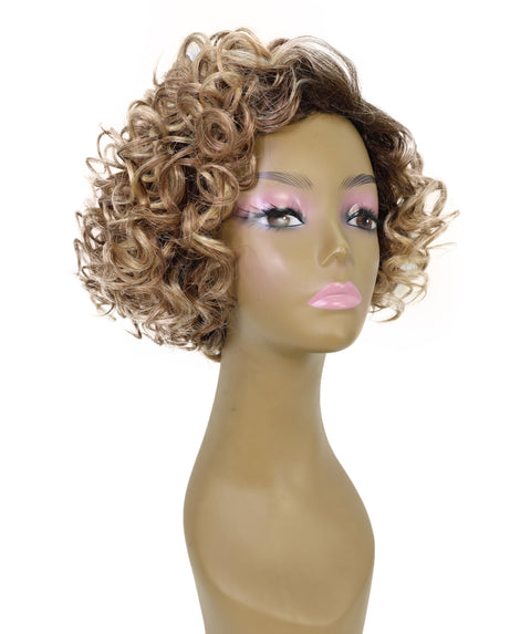 Elli Stylish Corkscrew Short Curly Wig in Volume Rich Layers