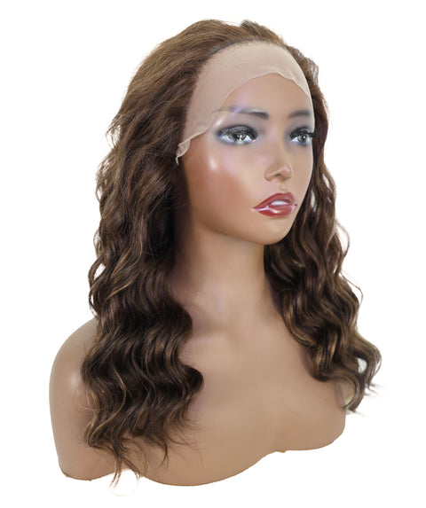 Nywele 18-Inch Curly Human Hair Lace Wig 6x13 HD Lace Front, Glueless & Natural | Soft, Voluminous Curls for Effortless Beauty