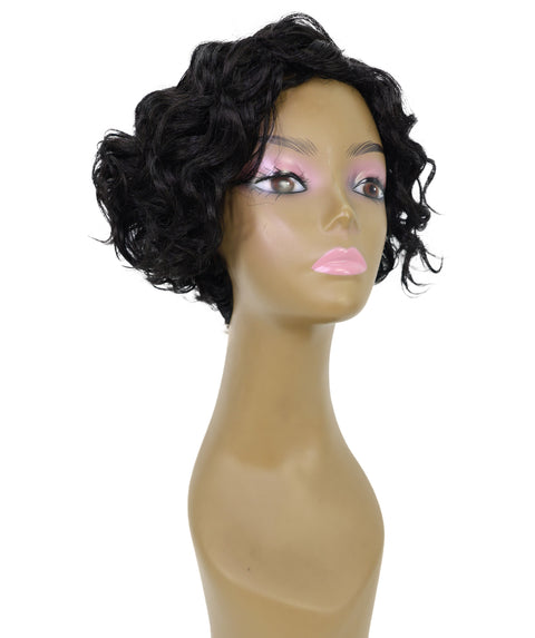 Nicole 10 Inch Wedged Back & Layered Spiral Curl Wig