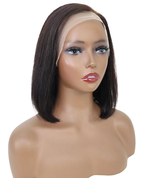 Sena 10.5-Inch Straight Human Hair Lace Wig | 100% Human Hair, 6x13 HD Lace Front | Natural Soft & Sleek for Effortless Style