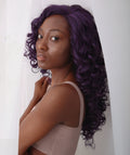 Mariah Violet Blend Curly Lace Front Wig