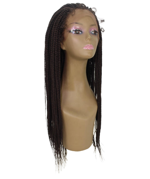 Layla Medium Brown Synthetic HD Lace Wig wig