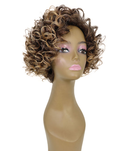 Elli Stylish Corkscrew Short Curly Wig in Volume Rich Layers