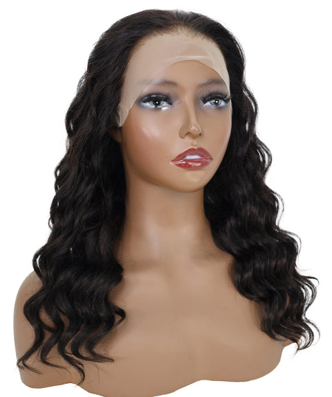 Nywele 18-Inch Curly Human Hair Lace Wig 6x13 HD Lace Front, Glueless & Natural | Soft, Voluminous Curls for Effortless Beauty