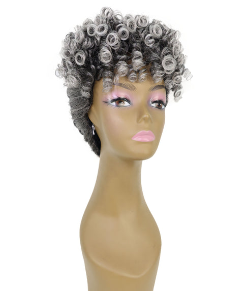 Zala Natural Bounce, Voluminous Texture, 9" Short Curly full Wig for Women