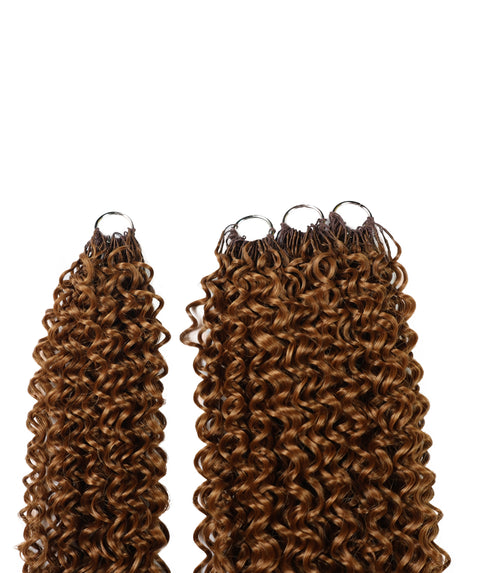 LUXLUXE Water Curl Synthetic Crochet Hair Extensions – Available in 14"  78g 18" 100g & 22" 120g Pre Separated 100 Strands Feather Hairpiece for Natural Bouncy Curls
