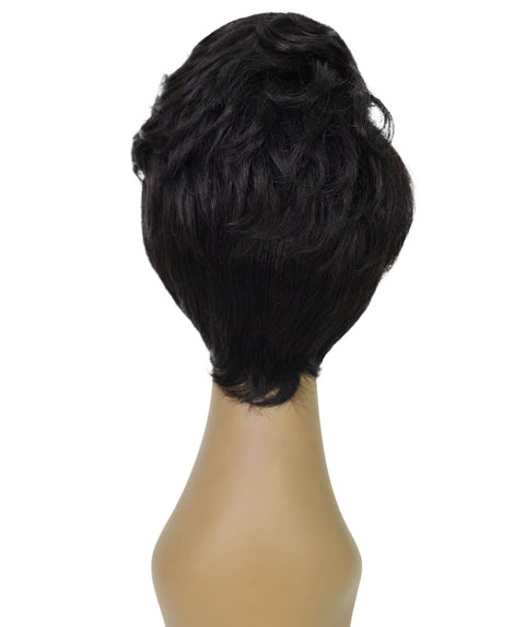 Pia Human Hair Blend Short Wavy Wig Effortless Waves with Soft Layers