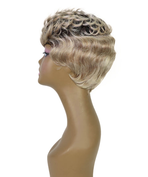 Alabama Pixie Cut Short Wavy 9 Inch Full Wig