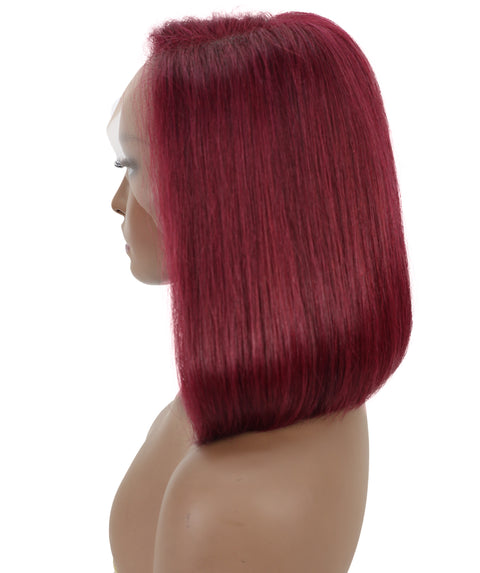 Sena 10.5-Inch Straight Human Hair Lace Wig | 100% Human Hair, 6x13 HD Lace Front | Natural Soft & Sleek for Effortless Style