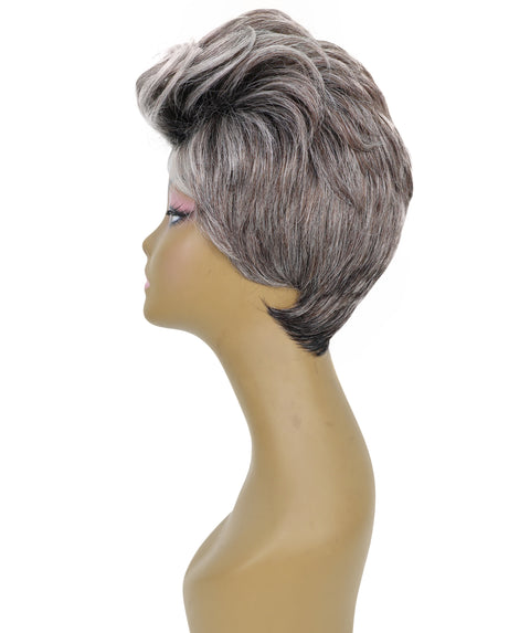 Pia Human Hair Blend Short Wavy Wig Effortless Waves with Soft Layers