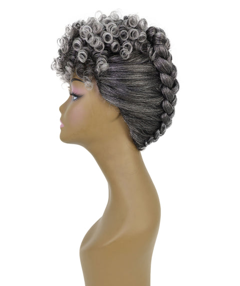 Zala Natural Bounce, Voluminous Texture, 9" Short Curly full Wig for Women