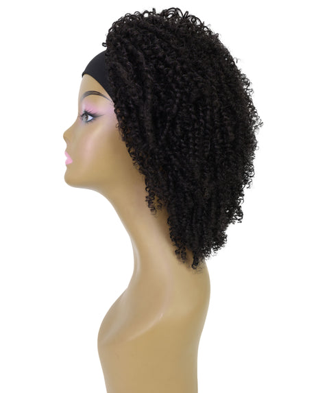 AMIYAH 13 in Curly Slip-On Half Hair Wig with Lush Layers of Spiral Curls