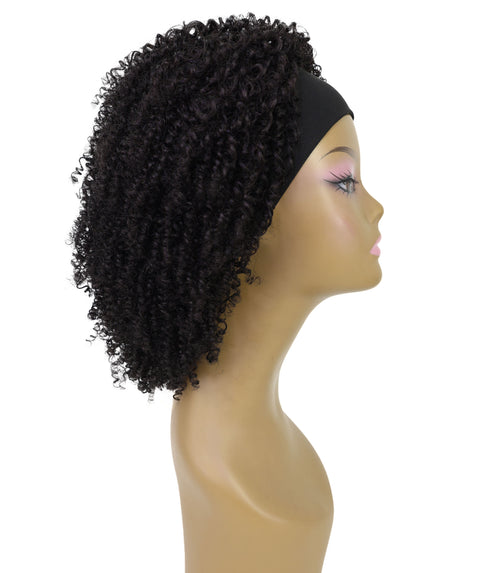 AMIYAH 13 in Curly Slip-On Half Hair Wig with Lush Layers of Spiral Curls