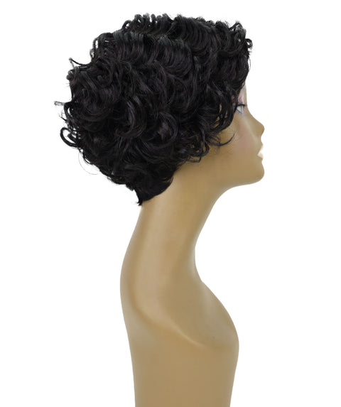 Nicole 10 Inch Wedged Back & Layered Spiral Curl Wig