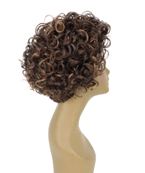 Elli Stylish Corkscrew Short Curly Wig in Volume Rich Layers