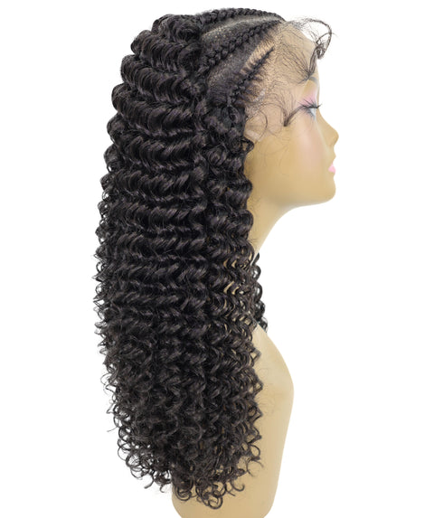Leilani Lace Front Braided Curly Wig