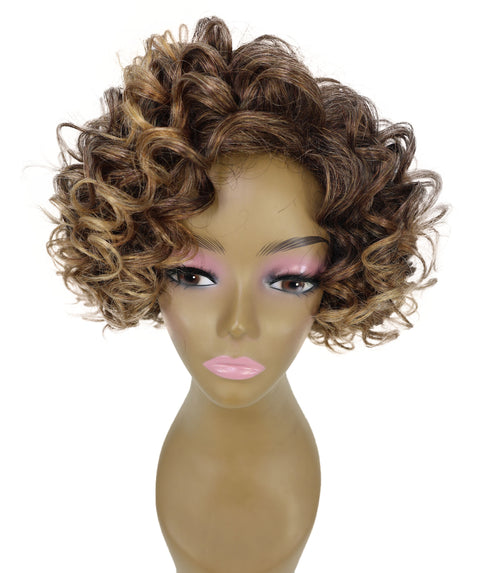 Elli Stylish Corkscrew Short Curly Wig in Volume Rich Layers