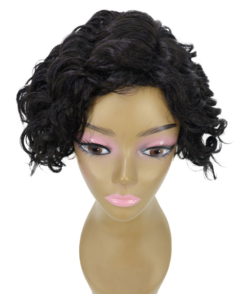 Nicole 10 Inch Wedged Back & Layered Spiral Curl Wig