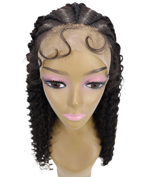 Leilani Lace Front Braided Curly Wig