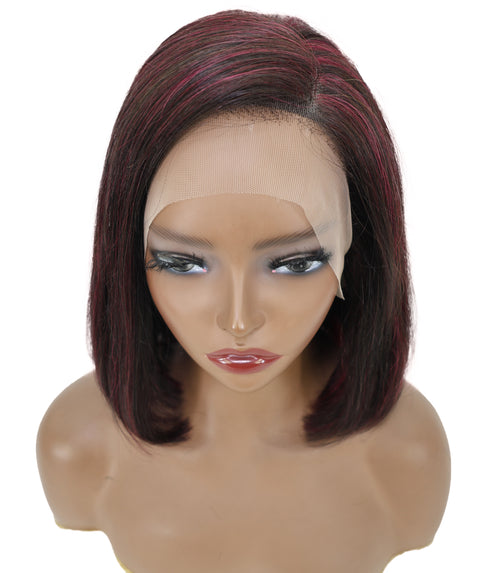 Sena 10.5-Inch Straight Human Hair Lace Wig | 100% Human Hair, 6x13 HD Lace Front | Natural Soft & Sleek for Effortless Style