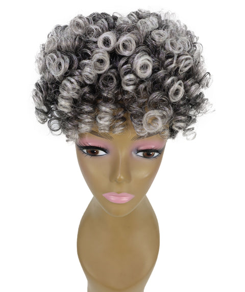 Zala Natural Bounce, Voluminous Texture, 9" Short Curly full Wig for Women