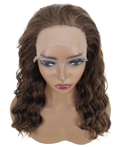 Nywele 18-Inch Curly Human Hair Lace Wig 6x13 HD Lace Front, Glueless & Natural | Soft, Voluminous Curls for Effortless Beauty