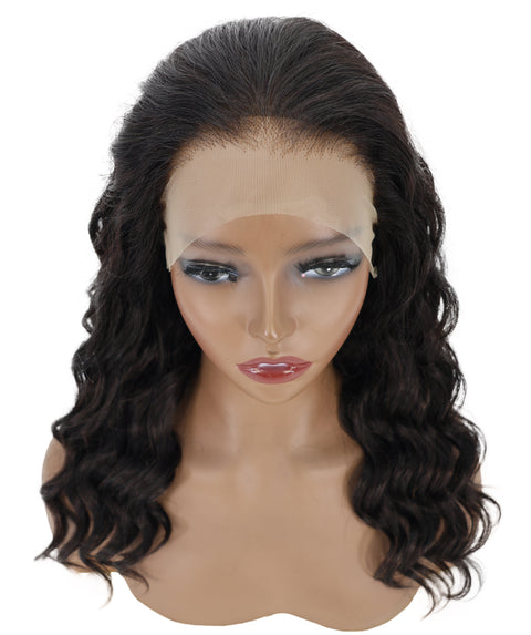Nywele 18-Inch Curly Human Hair Lace Wig 6x13 HD Lace Front, Glueless & Natural | Soft, Voluminous Curls for Effortless Beauty