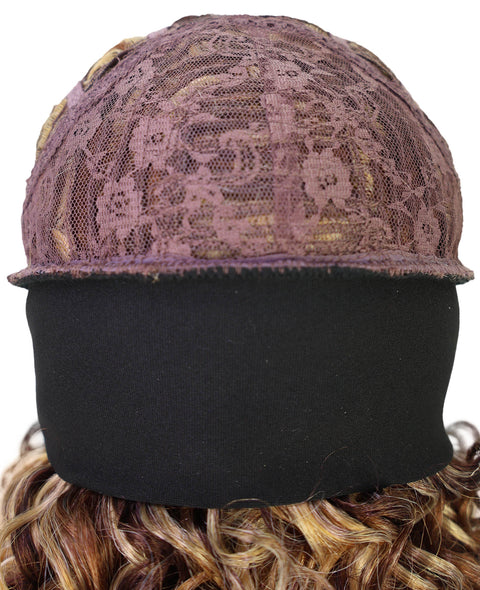 Binta 15.5 in Slip-On Afro-Style Half Wig with Voluminous Curls