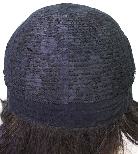 Pia Human Hair Blend Short Wavy Wig Effortless Waves with Soft Layers