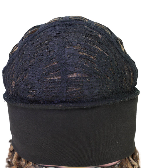 Zoraida Shoulder-length Slip-On Curly Half Wig with Layered Twist Spiral Curls