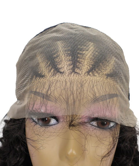 Leilani Lace Front Braided Curly Wig